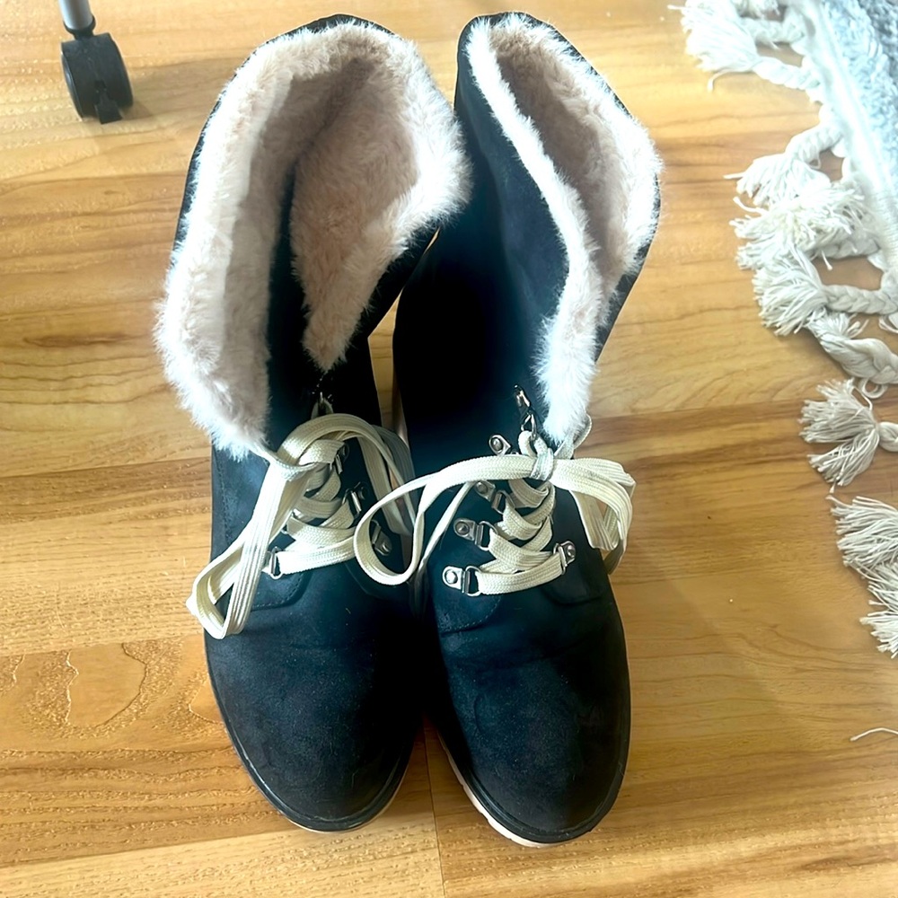 Black Suede boots